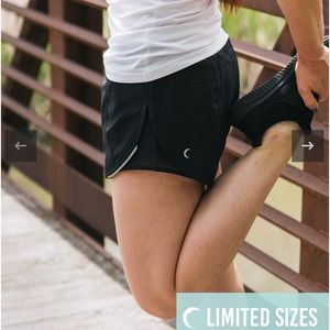 Zyia 🌙 Black Mesh Energy Shorts